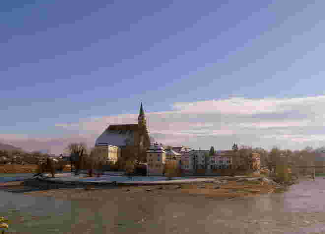 Blick nach Laufen..