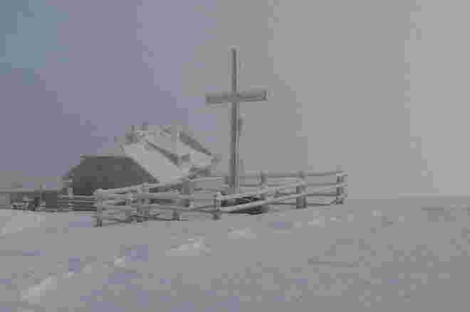 Winter-Morgenstimmung am Großeck
