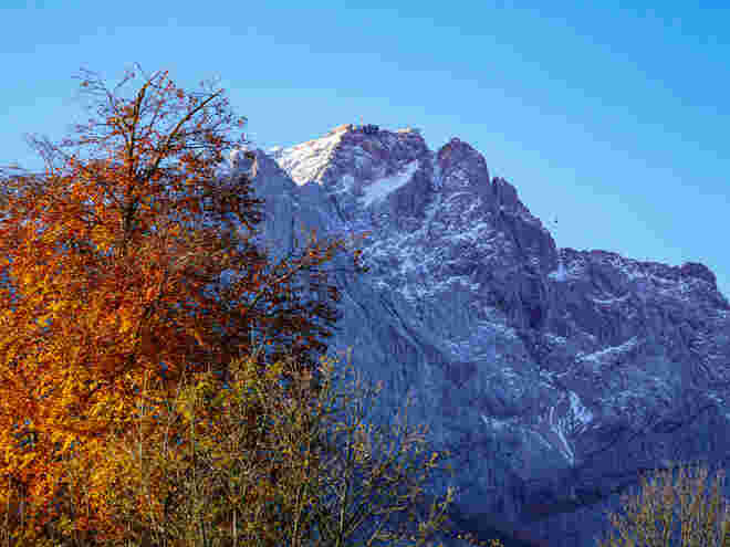 Zugspitze herbstlich