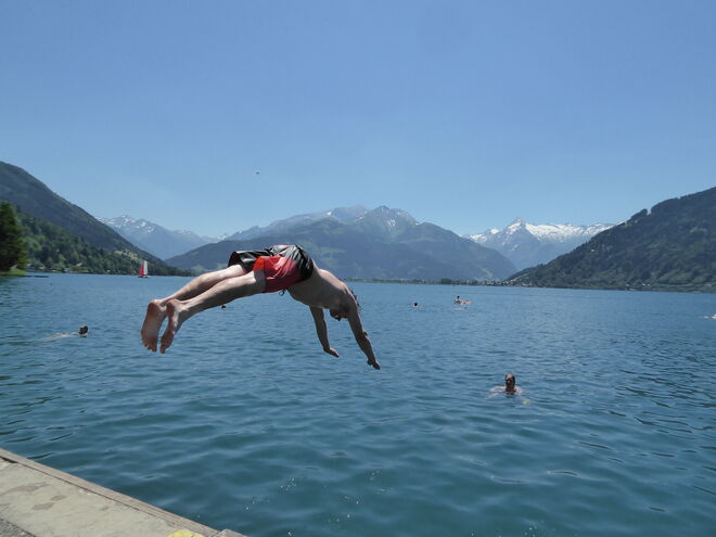 Abkühlung am Zellersee