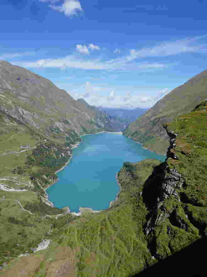 Blick an den Rand der Alpen