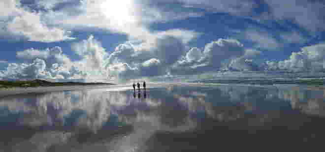 Strandwanderung auf Texel