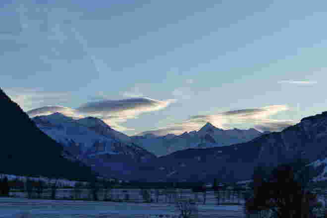Föhnwolken über den hohen Tauern