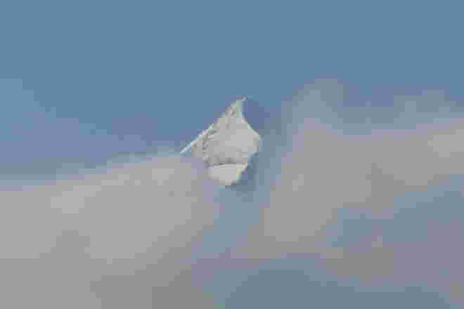 Wolkenfreistellung Kitzsteinhorn