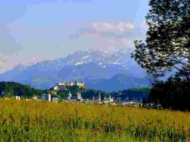 Blick nach Salzburg