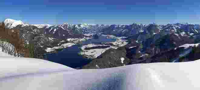Wolfgangseepano: Vom Schafberg bis zur Bischofsmütze