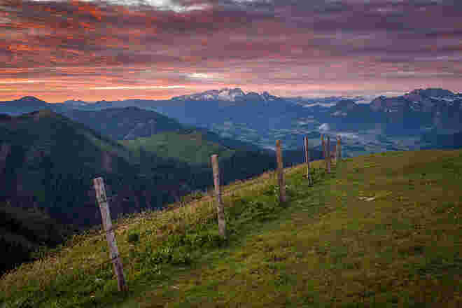 der Dachstein im Morgenlicht