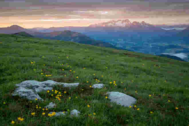 Sonnenaufgang am Trattberg