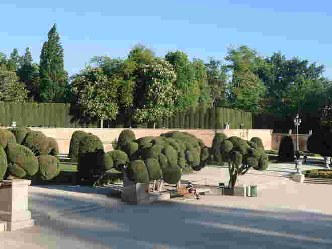 Kunstwerk der Gartenarchitektur