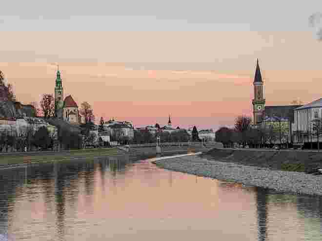 Morgenstimmung an der Salzach