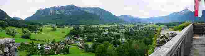 ein herrlicher Ausblick in Richtung Bayern 