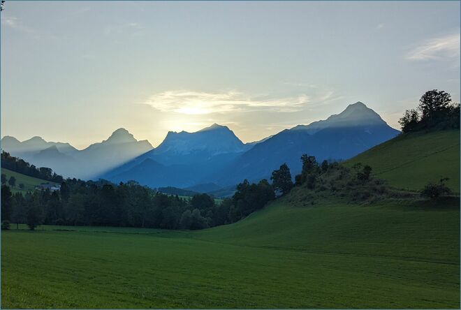 . . .  genau jetzt verabschiedete sie sich  . . . 