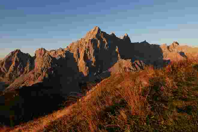 Sonnenuntergang vom Rötelstein aus