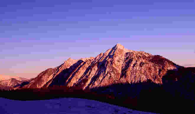 Der Rinnkogel im Abendlicht