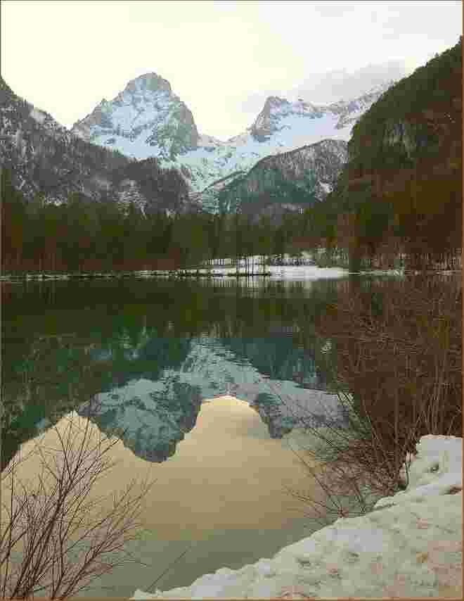 Abendfarben beim Schiederweiher