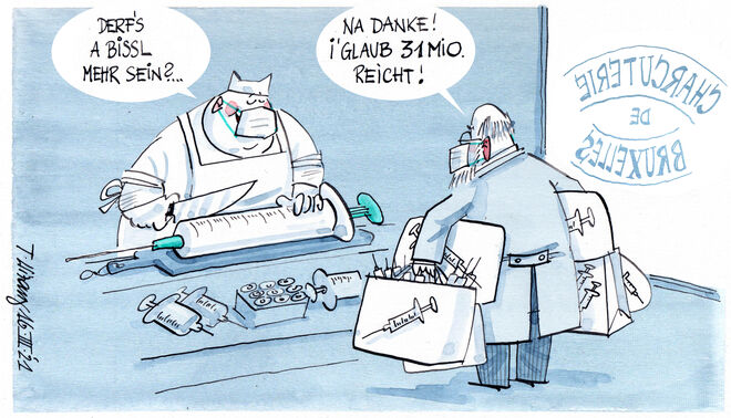 Sektionschef Auer geht shoppen . .  .