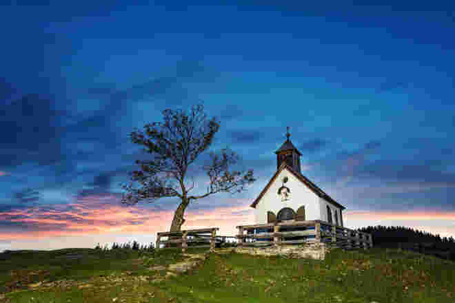 Abendstimmung auf der Postalm