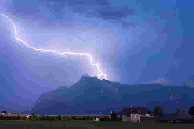 Gewitter am Untersberg