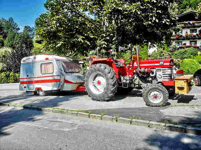 Traktorcamping