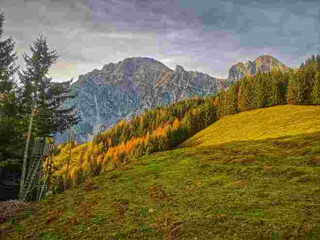 Leoganger Steinberge Birnhorn/Mitterhorn im Herbst 