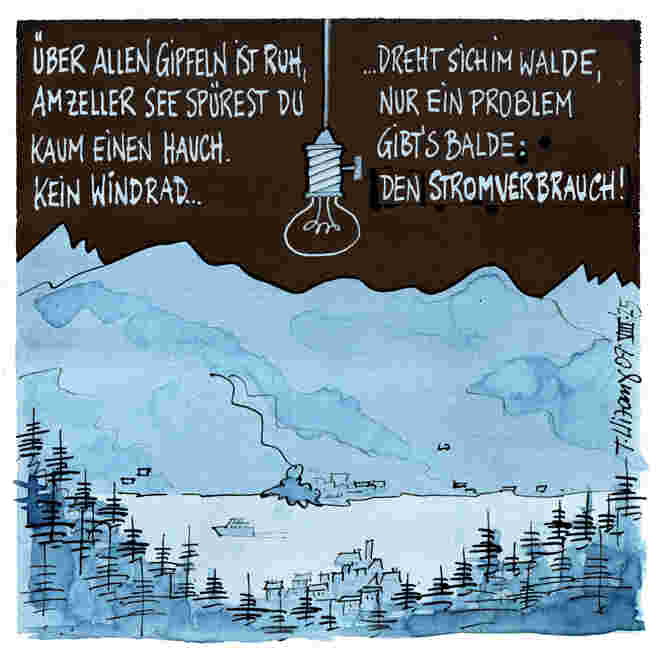 Windstille. . .