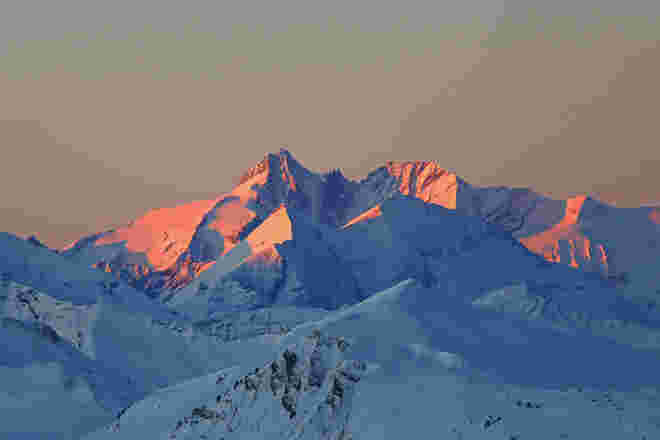 Morgensonne am Großglockner