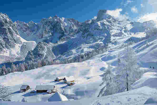 Loseggalm im Winter