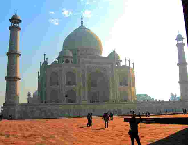 Taj Mahal am Morgen