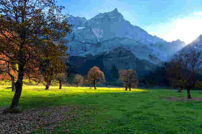 Die letzten StrahlenSonnenuntergang im Karwendel
