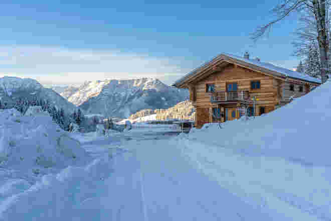 Blockhaus mit Hagengebirge