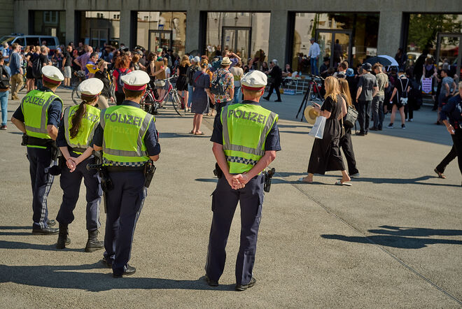 Friedliche Kundgebung