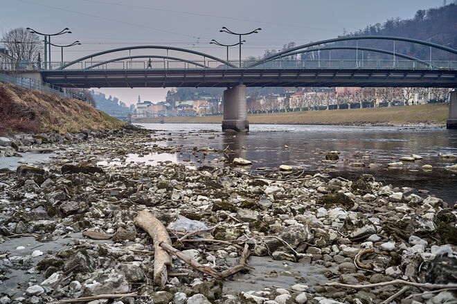 Niedriger Wasserstand 