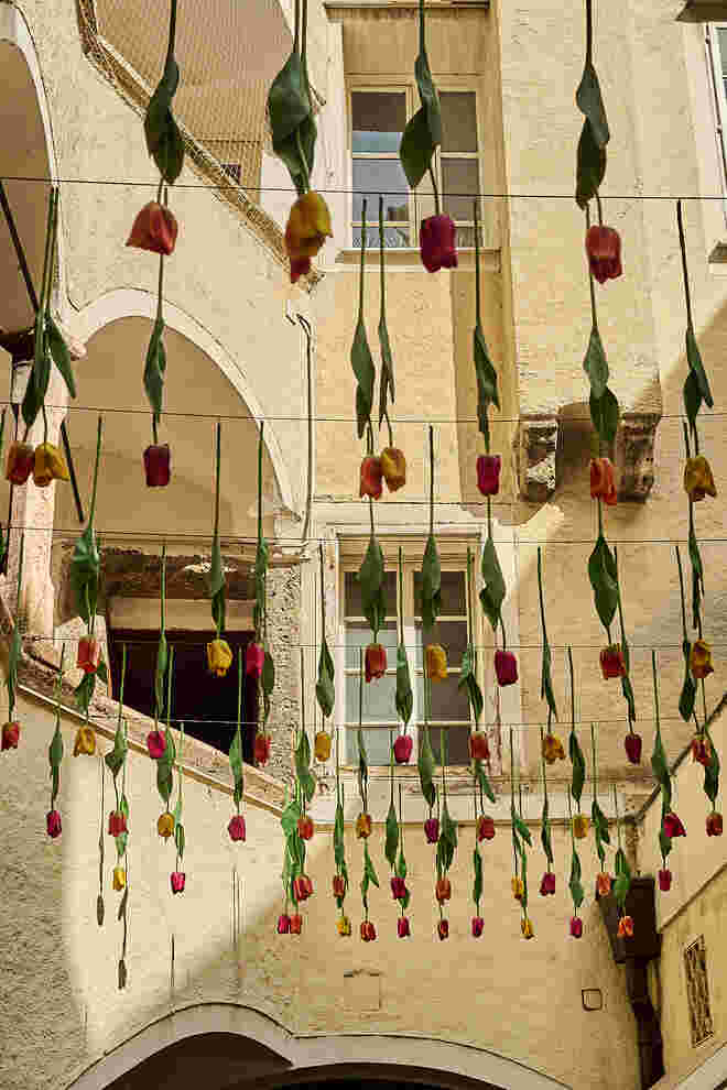 In einer Altstadt Passage