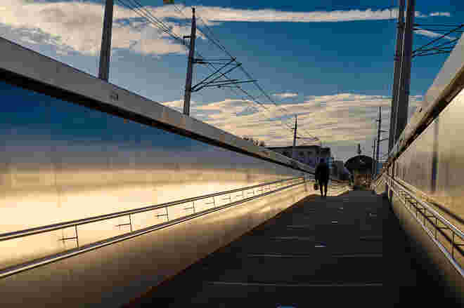 Über die Eisenbahnbrücke