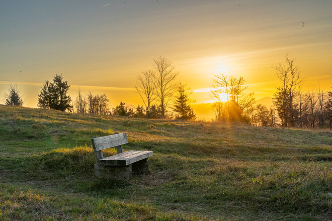 Sonnenaufgang am Gaisberg
