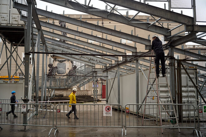 Der Abbau schreitet voran
