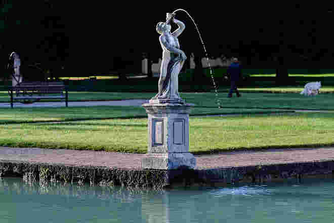 Es plätschert leise in Hellbrunn