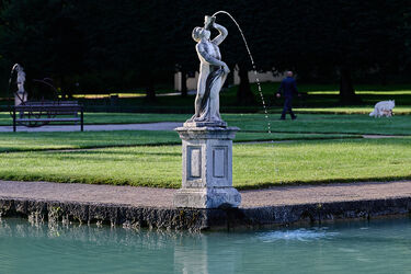 Es plätschert leise in Hellbrunn