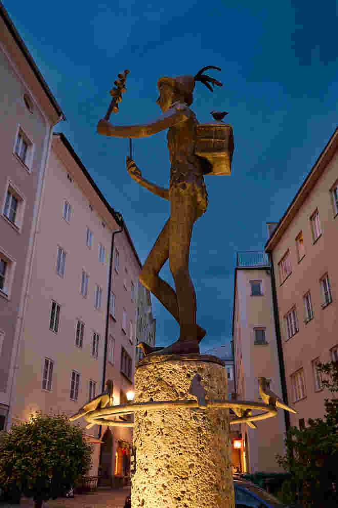 Papageno  am Abend