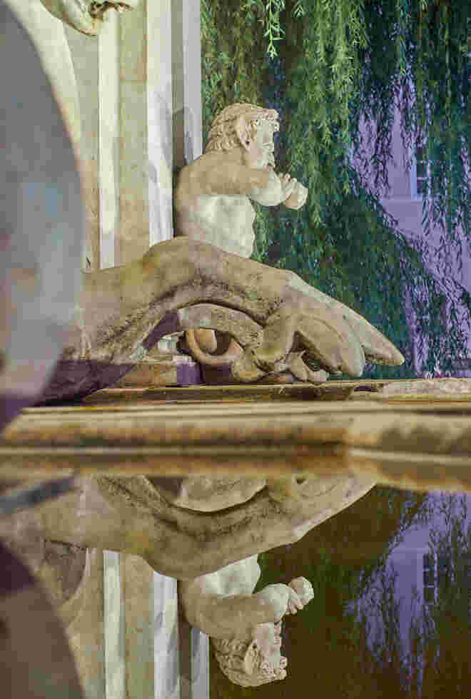 Triton ohne Wasser