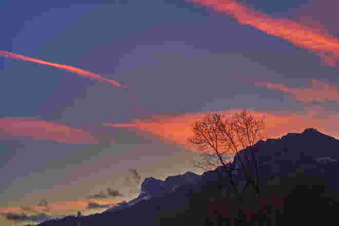 Wolken überm Untersberg