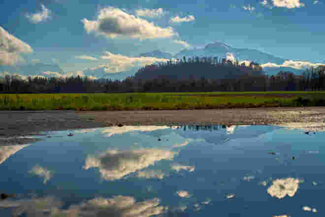 Hellbrunner Berg vor Göllmassiv