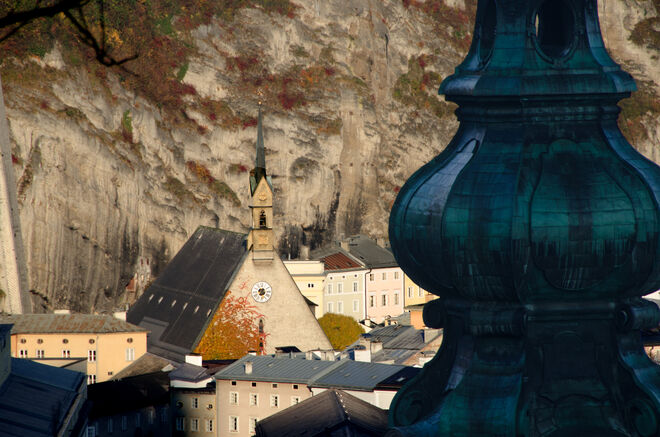 Salzburg-Altstadt im Morgenlicht