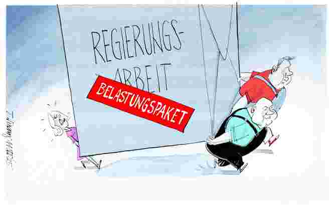 Alles mittragen müssen ...