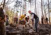 Heuberg ja, Gaisberg noch nicht: Eine Mountainbike-Strecke in Bau