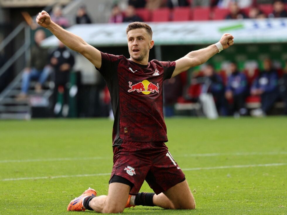 Christoph Baumgartner blestel z dvema goloma za RB Leipzig v DFB-Pokalu, zmago zasenčila smrt navijača