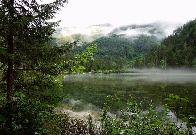 Schiederweiher -abendbild . . . 