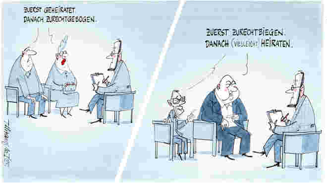 Beim Paartherapeuten  ...
