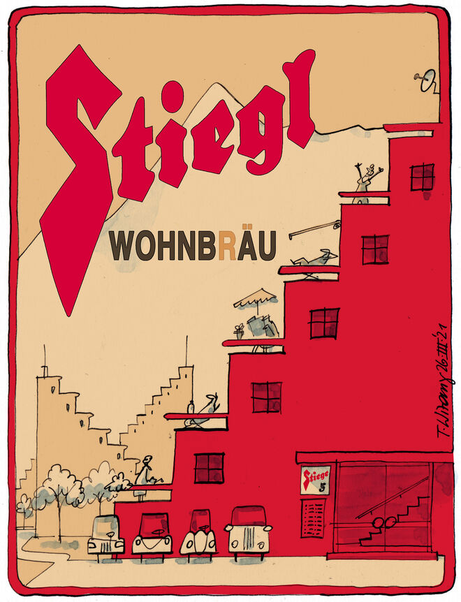 Bierig wohnen . .  .