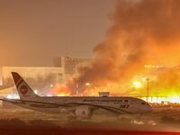 Brand legte internationalen Flughafen in Bangladesch lahm